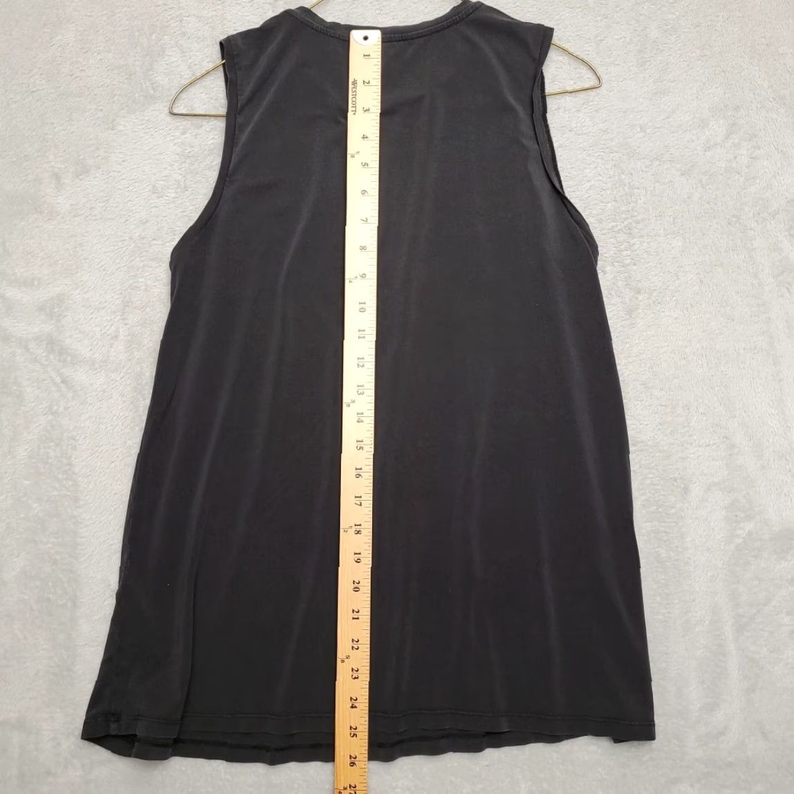 Eileen Fisher Eileen Fisher Top Womens Small Black Tencel Stretch Blend Sleeveless Lightweight Size S / US 4 / IT 40 - 4 Thumbnail