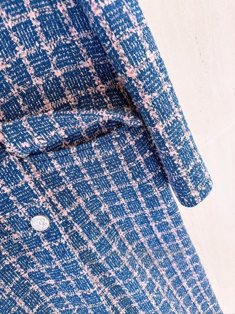 Chanel Chanel 23P Spring and Summer Preview Pink and Blue Plaid T Size XS / US 0-2 / IT 36-38 - 4 Thumbnail