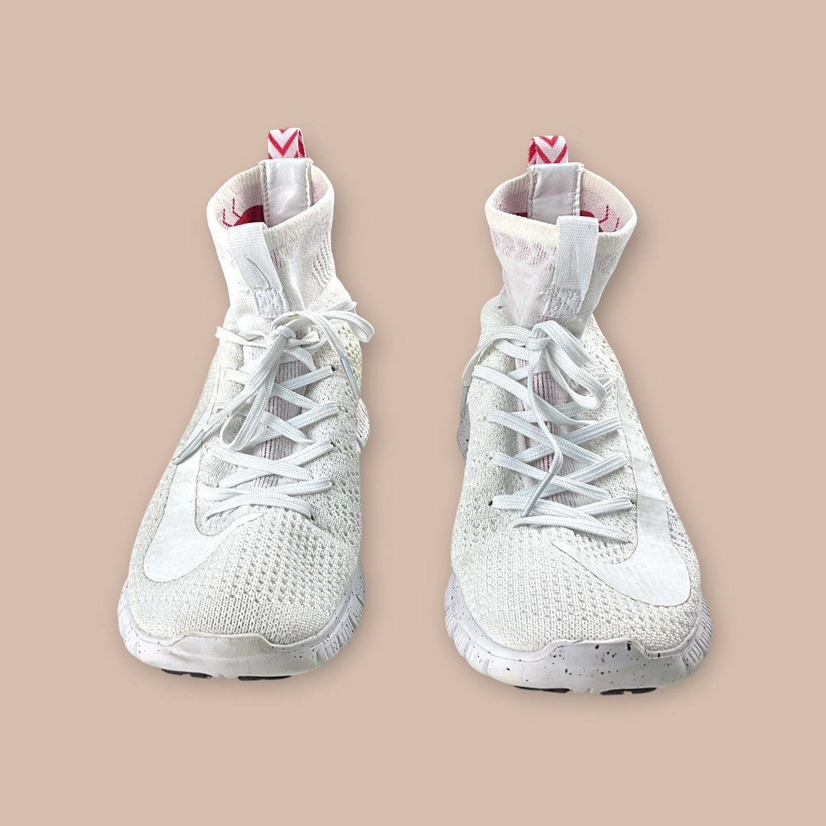 Nike Nike Flyknit Mercurial 'Triple White' Size US 5 / EU 37 - 7 Thumbnail