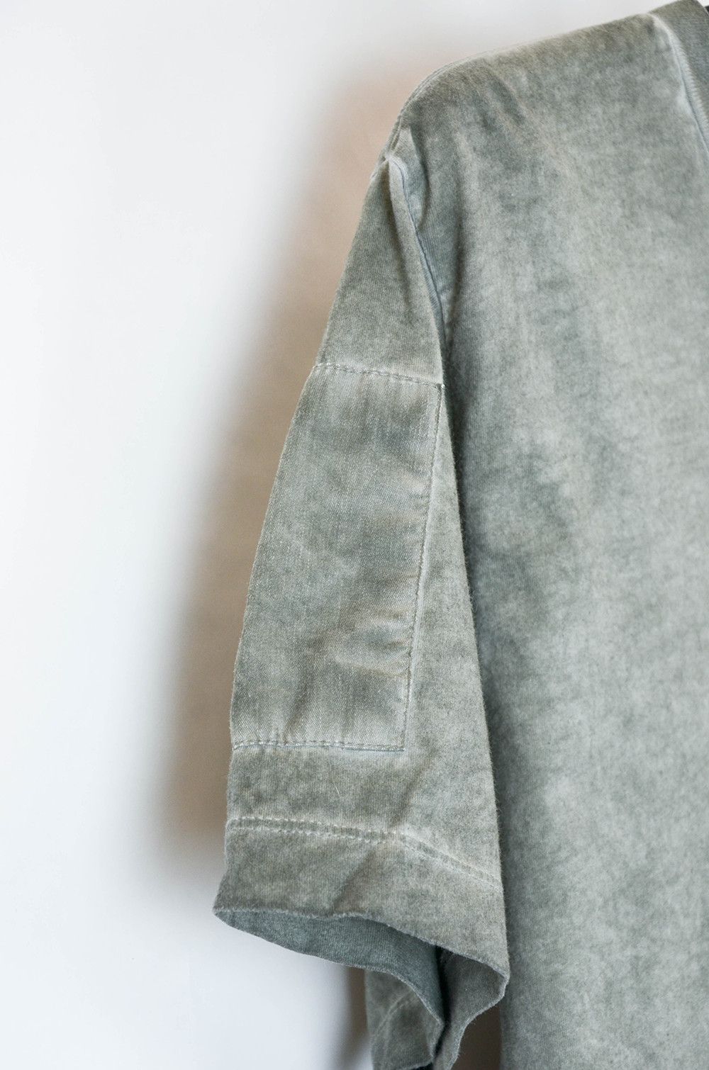 Helmut Lang Vintage Washed Olive Logo T-Shirt Size M