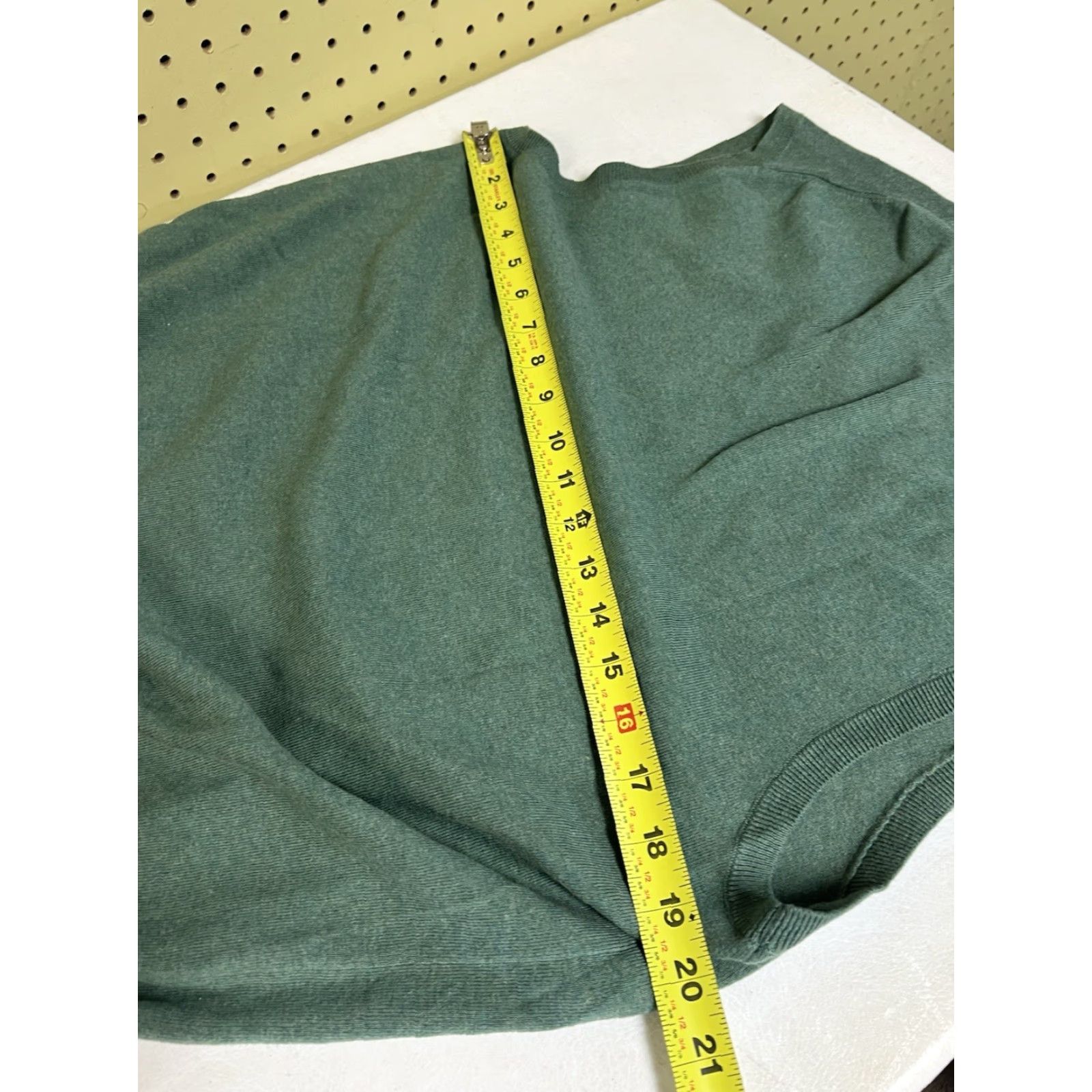 Polo Ralph Lauren VINTAGE Polo Ralph Lauren Sweater Vest Shirt Mens L Cotton Green V-Neck Pima Vest Polo Ralph Lauren Pony Size US L / EU 52-54 / 3 - 5 Thumbnail