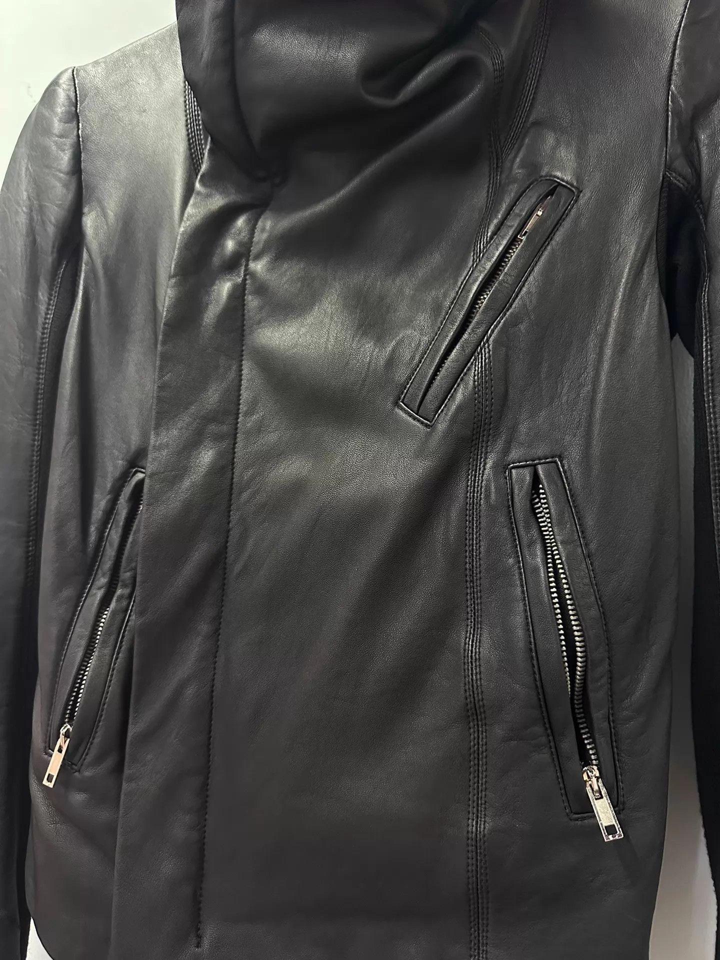 Rick Owens Rick Owens Cowhide Leather Biker Jacket Women's Size 40 Size S / US 4 / IT 40 - 2 Thumbnail
