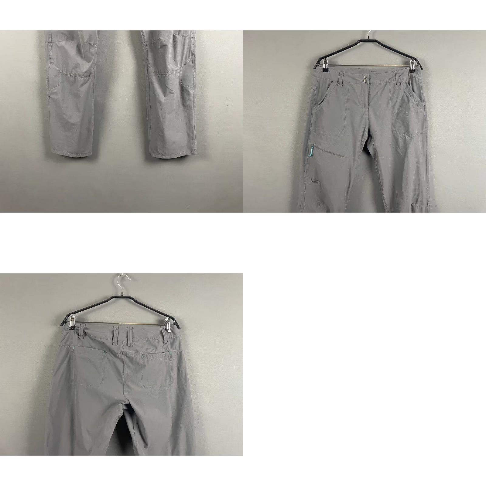 Rab Rab Helix Pants Unisex Size M Gray Track Polyamide Activewear Running Gym Size US 31 - 8 Thumbnail