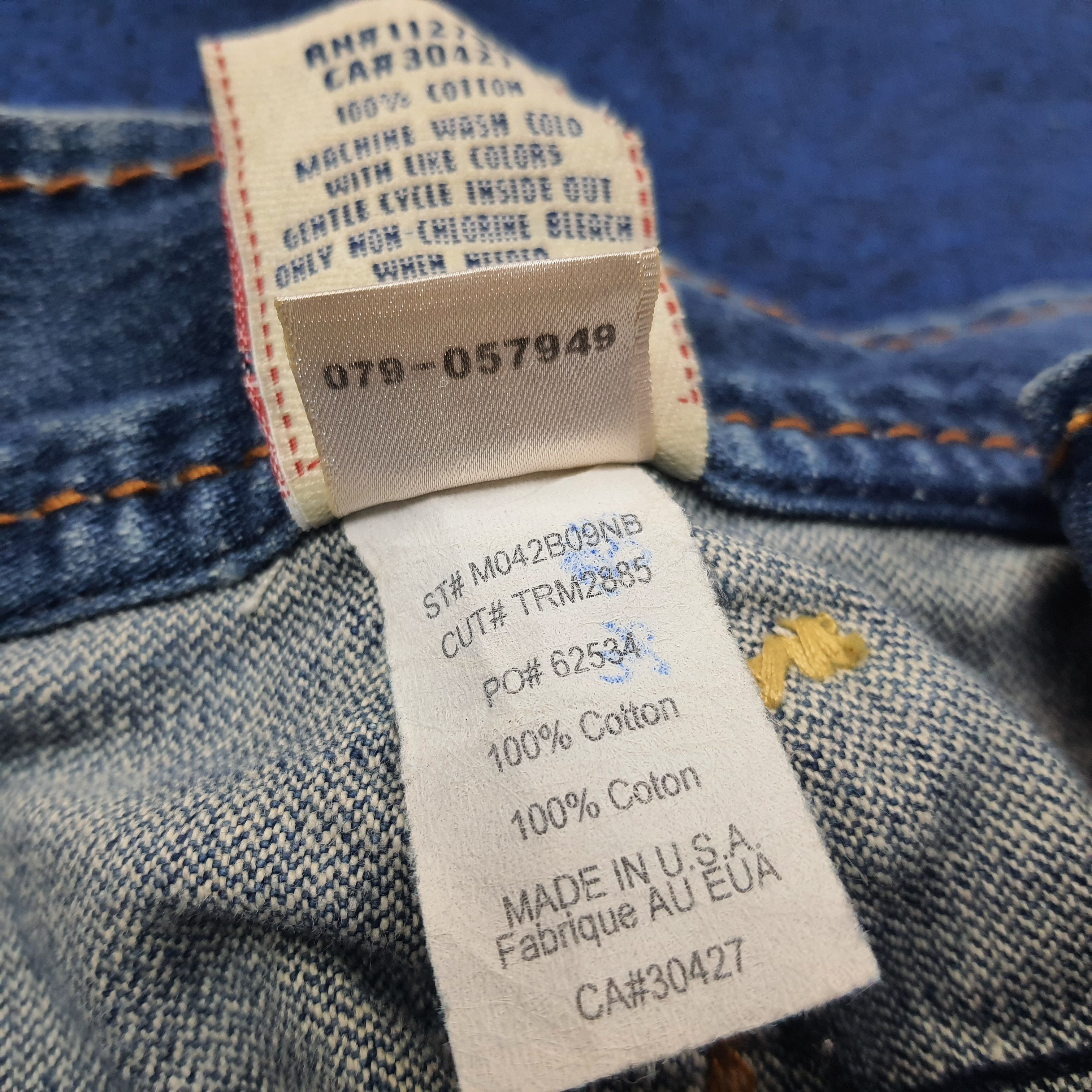 True Religion Vintage True Religion American Brand Jeans C258N10 Size US 33 - 9 Thumbnail