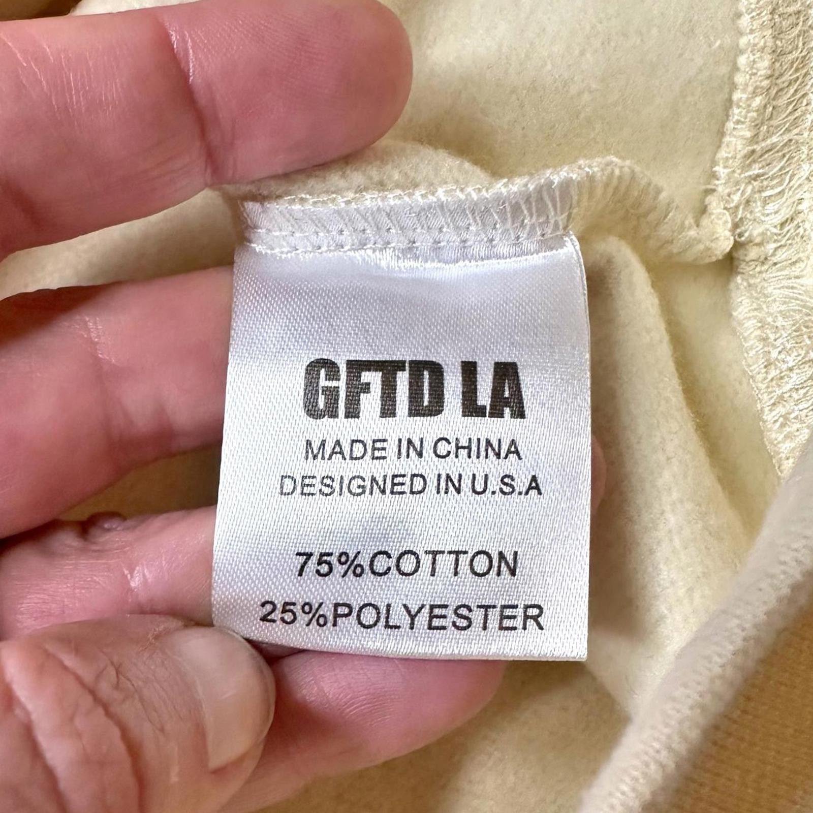 Other NWT GFTD LA Ollie Embroidered Pullover Hoodie Cream Mens S Size US S / EU 44-46 / 1 - 7 Thumbnail