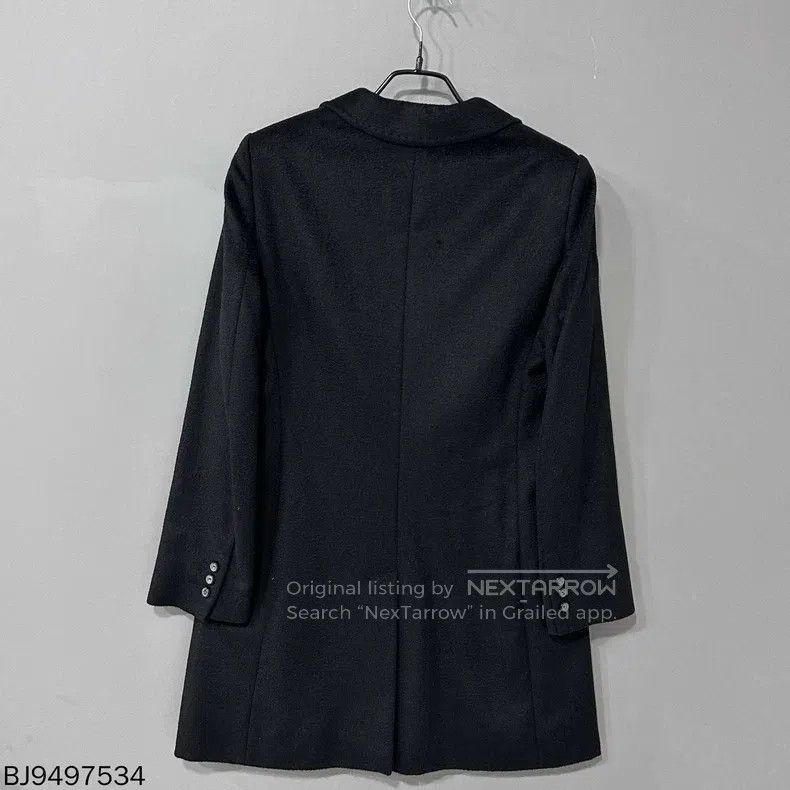 Max Mara Max Mara Black Wool Coat Size M / US 6-8 / IT 42-44 - 3 Thumbnail