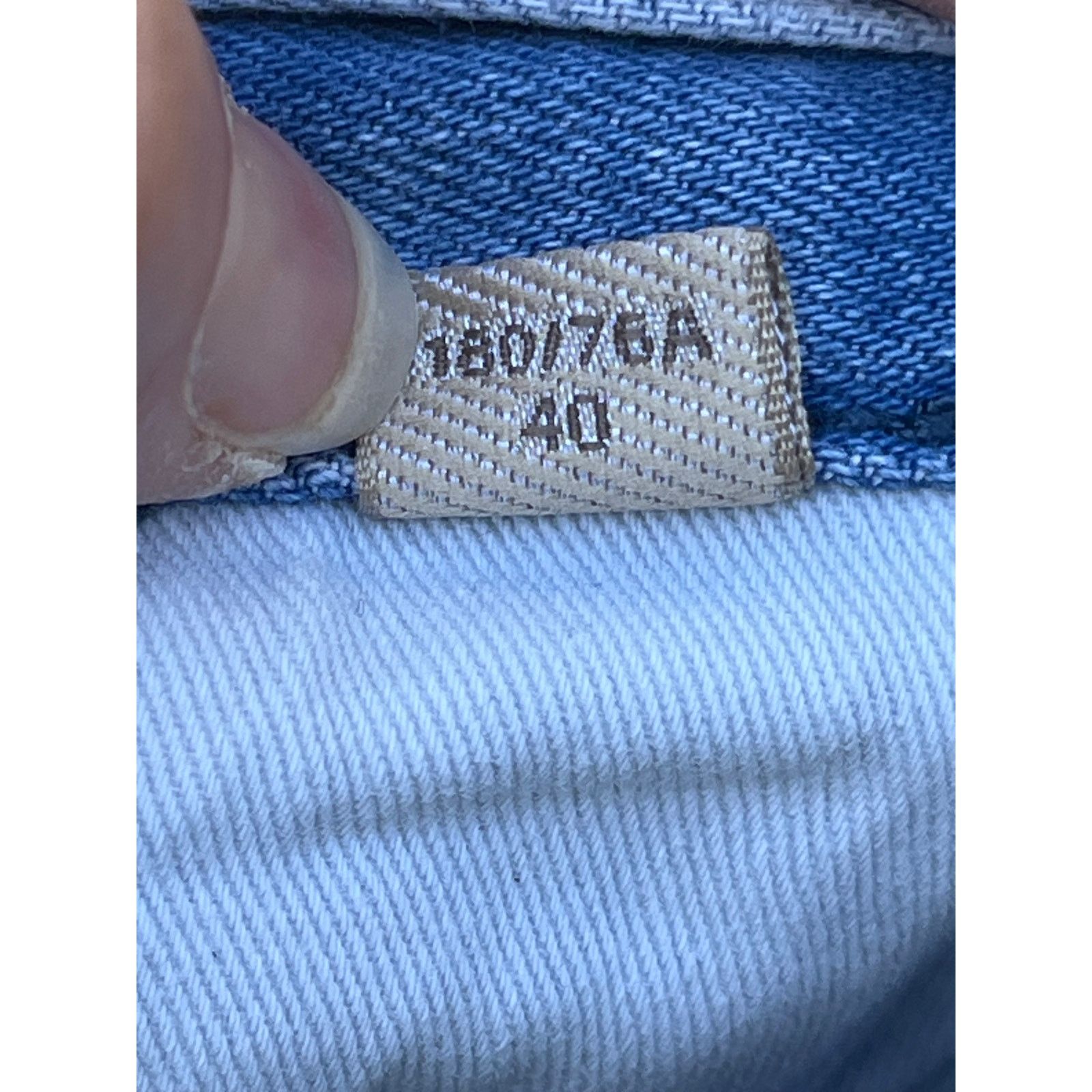 Burberry Burberry Brit Men's Straight Leg Indigo Jeans 30x32 Low Rise Size US 30 / EU 46 - 7 Thumbnail