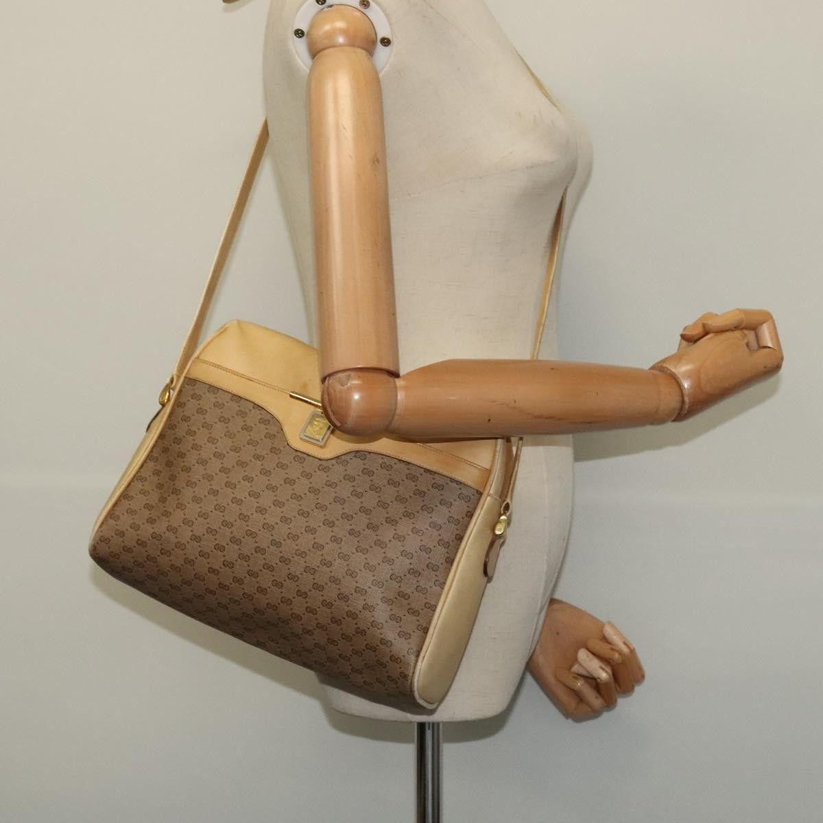 Gucci GUCCI Micro GG Supreme Shoulder Bag Pvc Beige Gold Size ONE SIZE - 22 Thumbnail