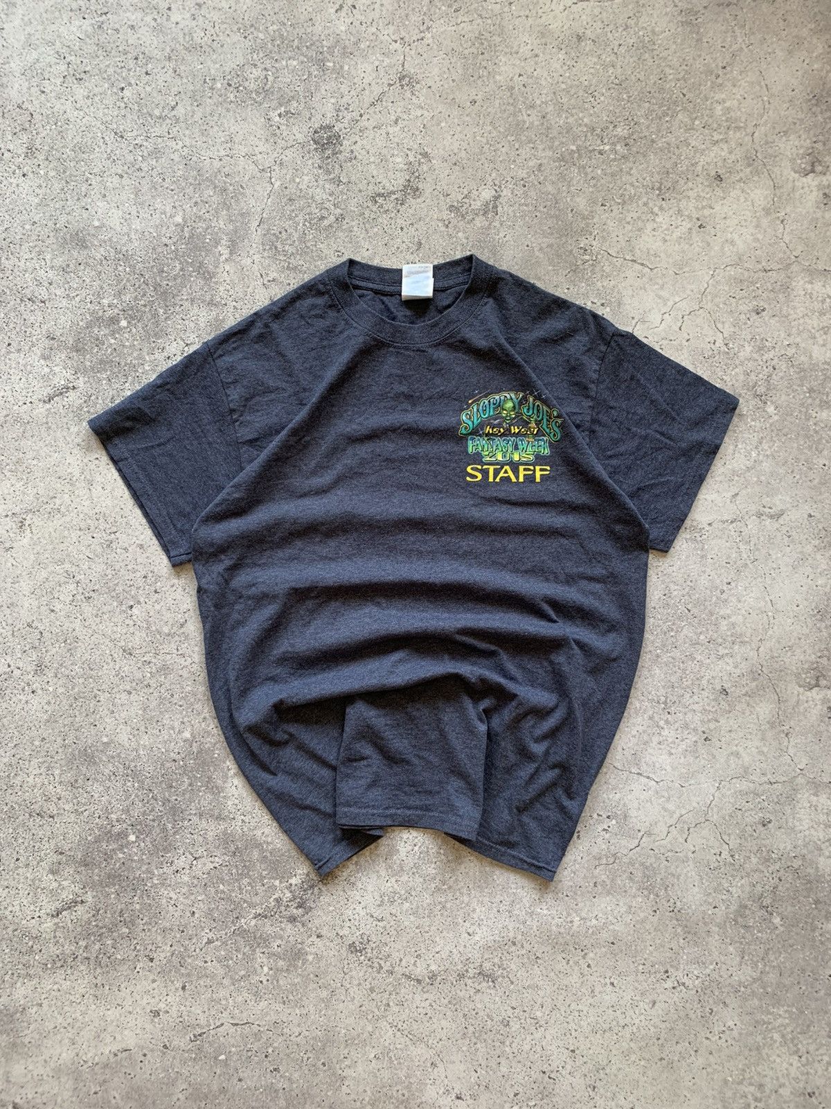 Alien Workshop × Vintage Crazy 00s Alien Graphic T Shirt Sloppy Joes Bar Week Key Size US M / EU 48-50 / 2 - 3 Thumbnail