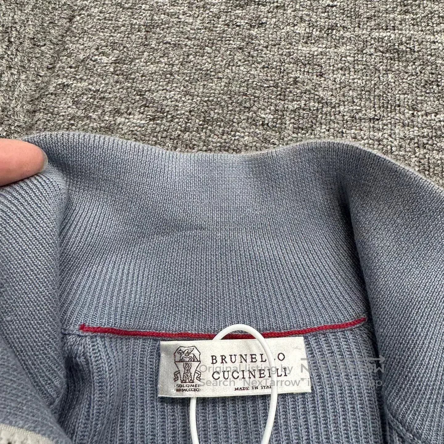 Brunello Cucinelli Brunello Cucinelli Half-Zip Knit Cardigan. Size US M / EU 48-50 / 2 - 3 Thumbnail