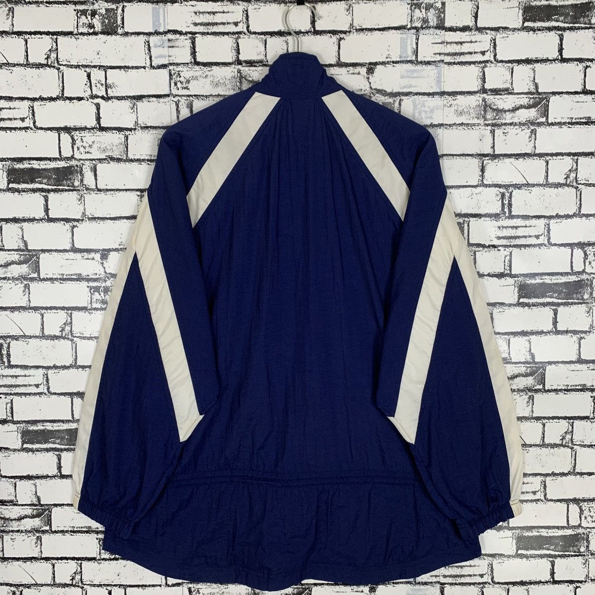 Nike × Vintage Vintage 90s Nike Swoosh Small Logo Windbreaker Nike Zipper Size US XL / EU 56 / 4 - 8 Thumbnail