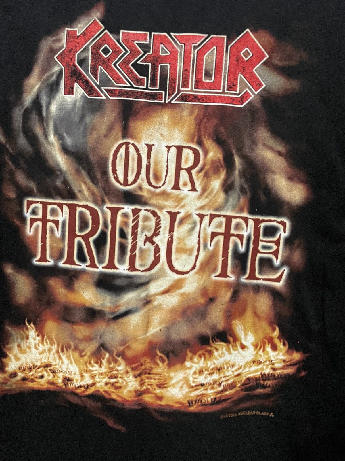 Band Tees × Vintage Kreator Our Tribute T Shirt Band Punk Metal Tee Vintage Size US M / EU 48-50 / 2 - 9 Thumbnail