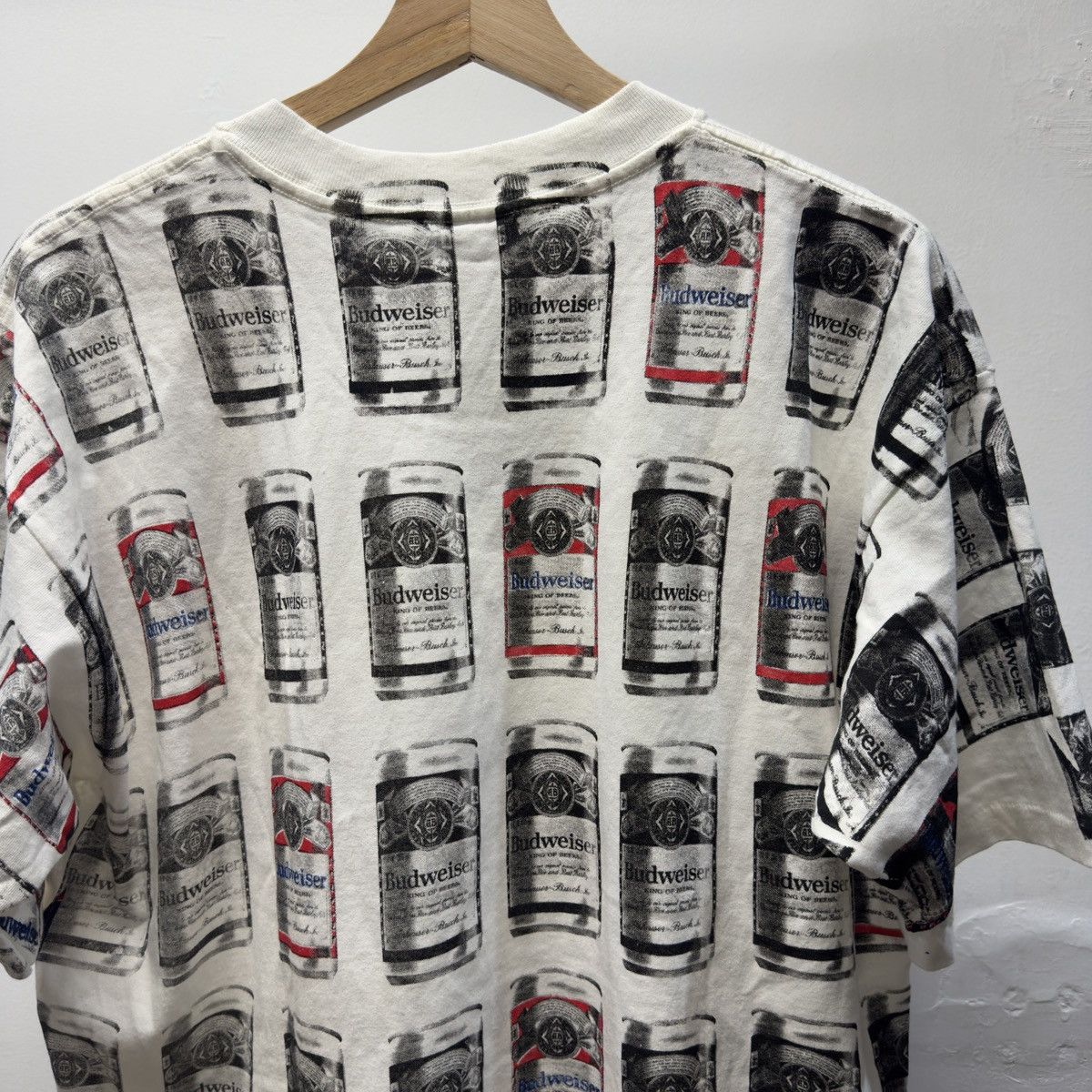 Vintage Vintage 90s Budweiser Warhol AOP Print Art Shirt ERD Grunge Size US L / EU 52-54 / 3 - 9 Thumbnail