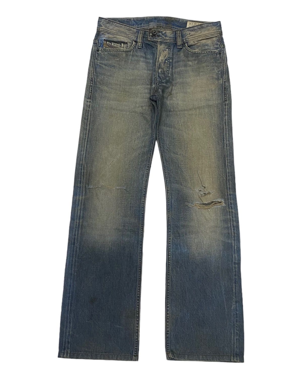 Diesel DIESEL RUSTY DISTRESSED DENIM JEANS Size US 30 / EU 46 - 1 Thumbnail