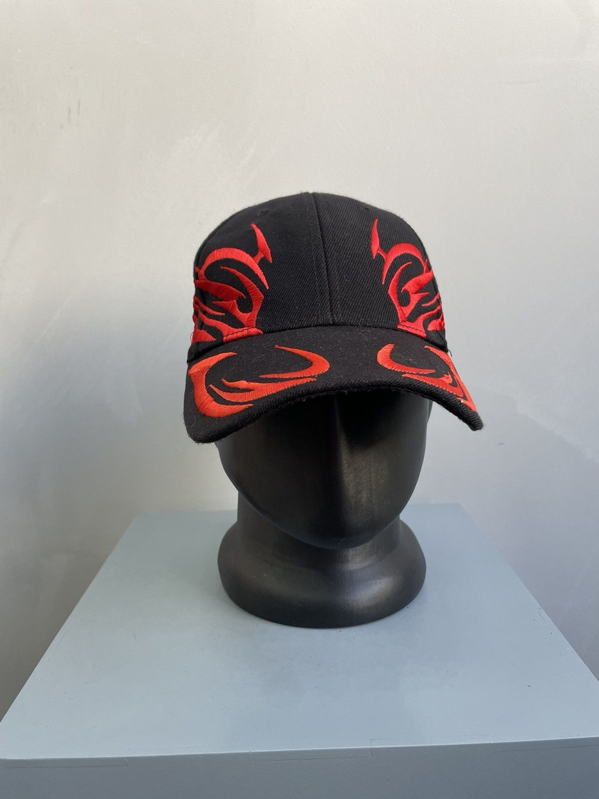 Harley Davidson × Vintage Tribal Vintage Y2k Harley Davidson beret Hat Motorcycles Size ONE SIZE - 6 Thumbnail