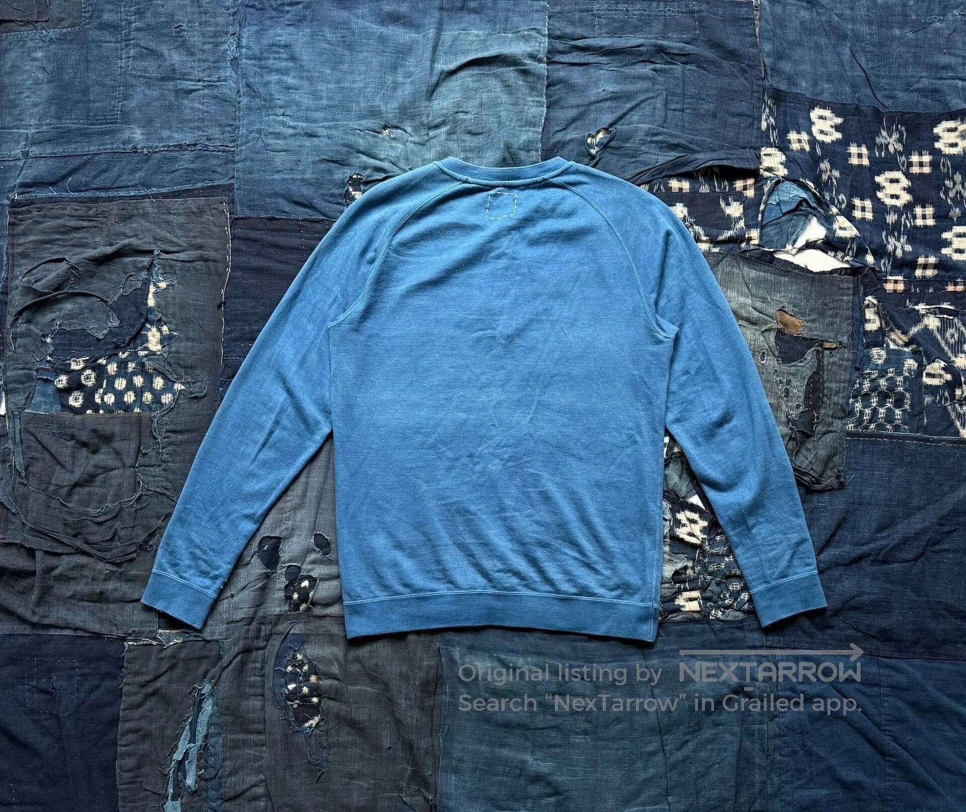 Visvim visvim 16ss Indigo Raglan Henley. Size US M / EU 48-50 / 2 - 2 Thumbnail