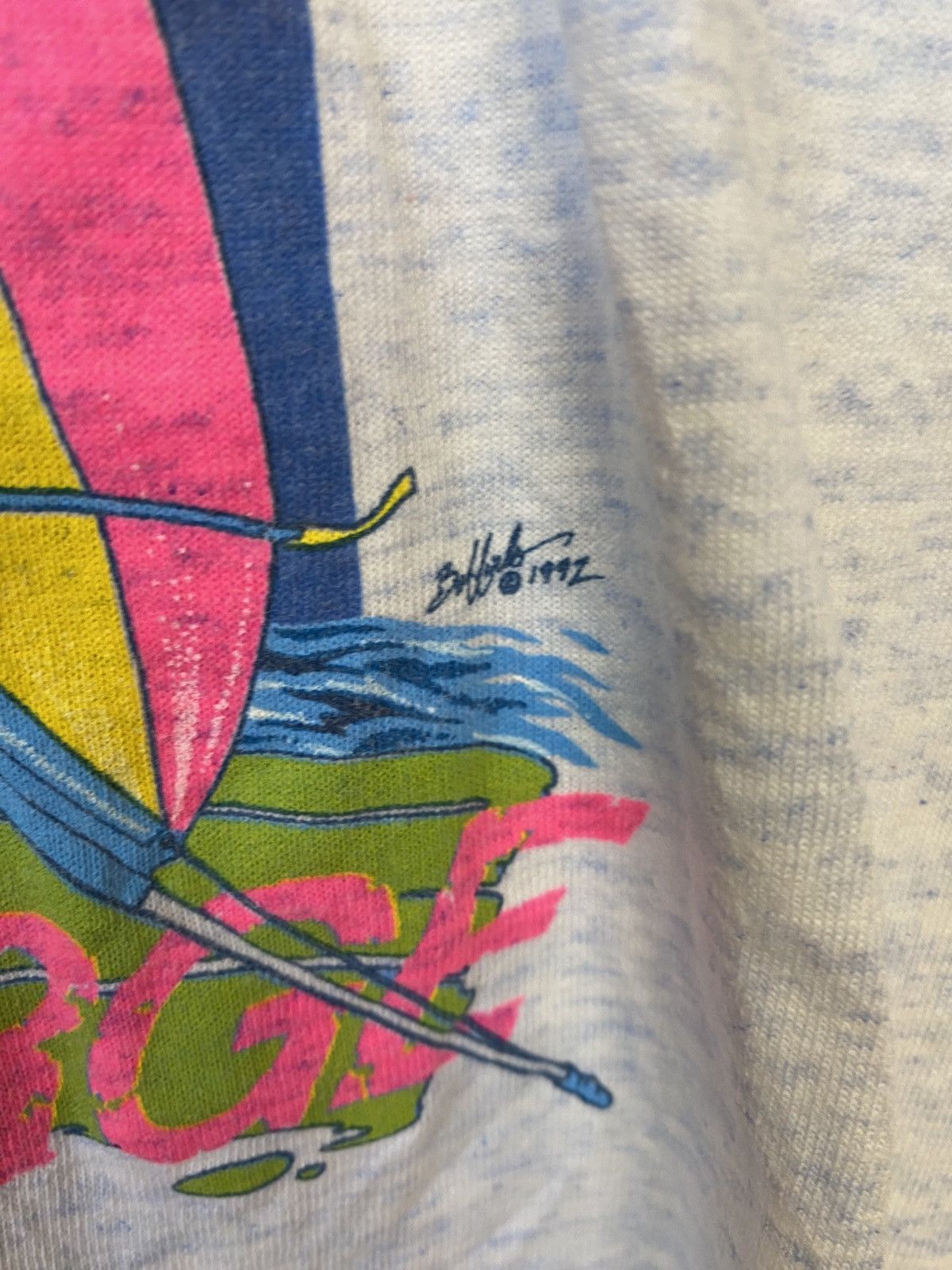 Vintage Cal Cru The Gorge T-Shirt Size US L / EU 52-54 / 3 - 3 Thumbnail