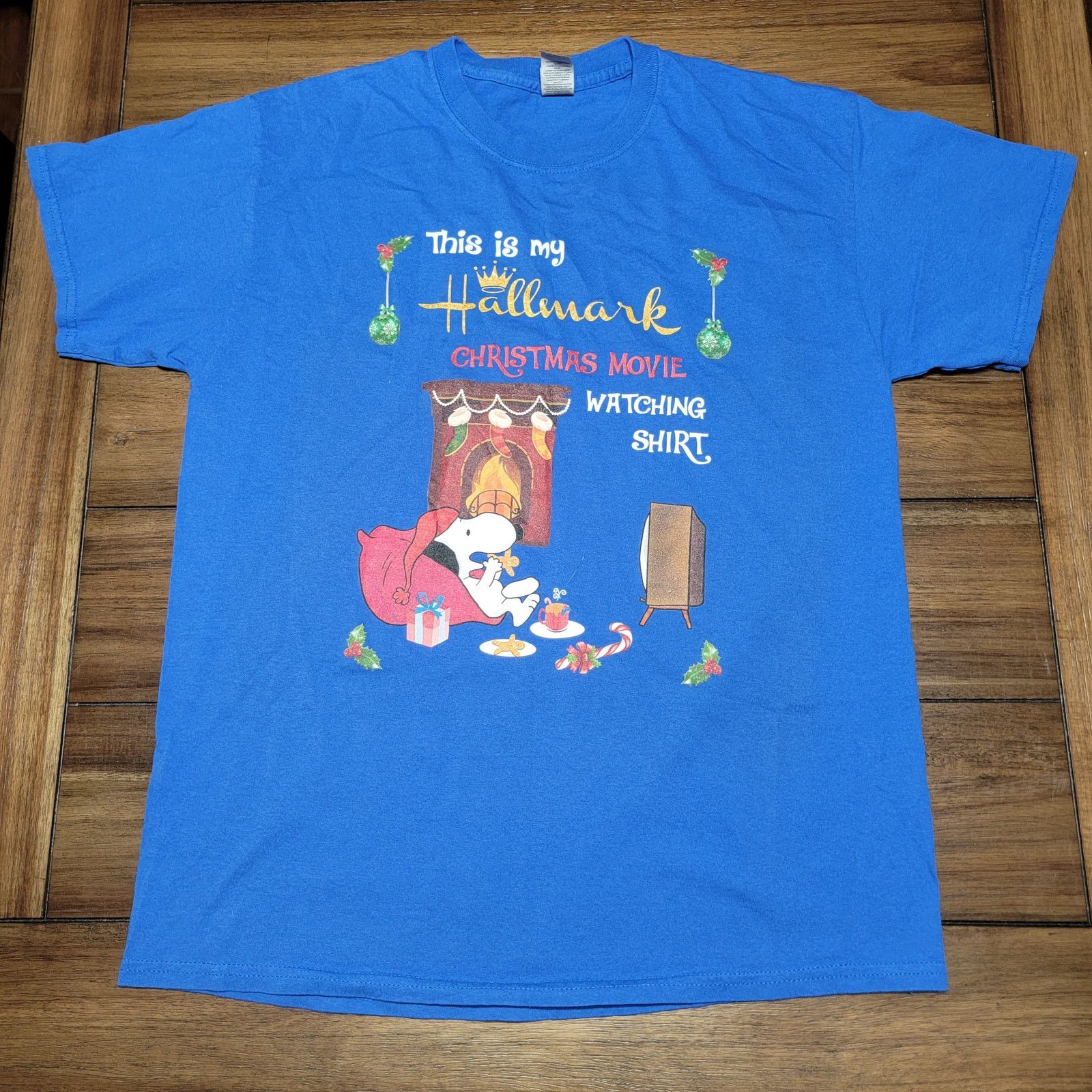 Gildan Gildan Tee Snoopy "..Hallmark Christmas Movie Shirt" - Large Size L / US 10 / IT 46 - 2 Thumbnail