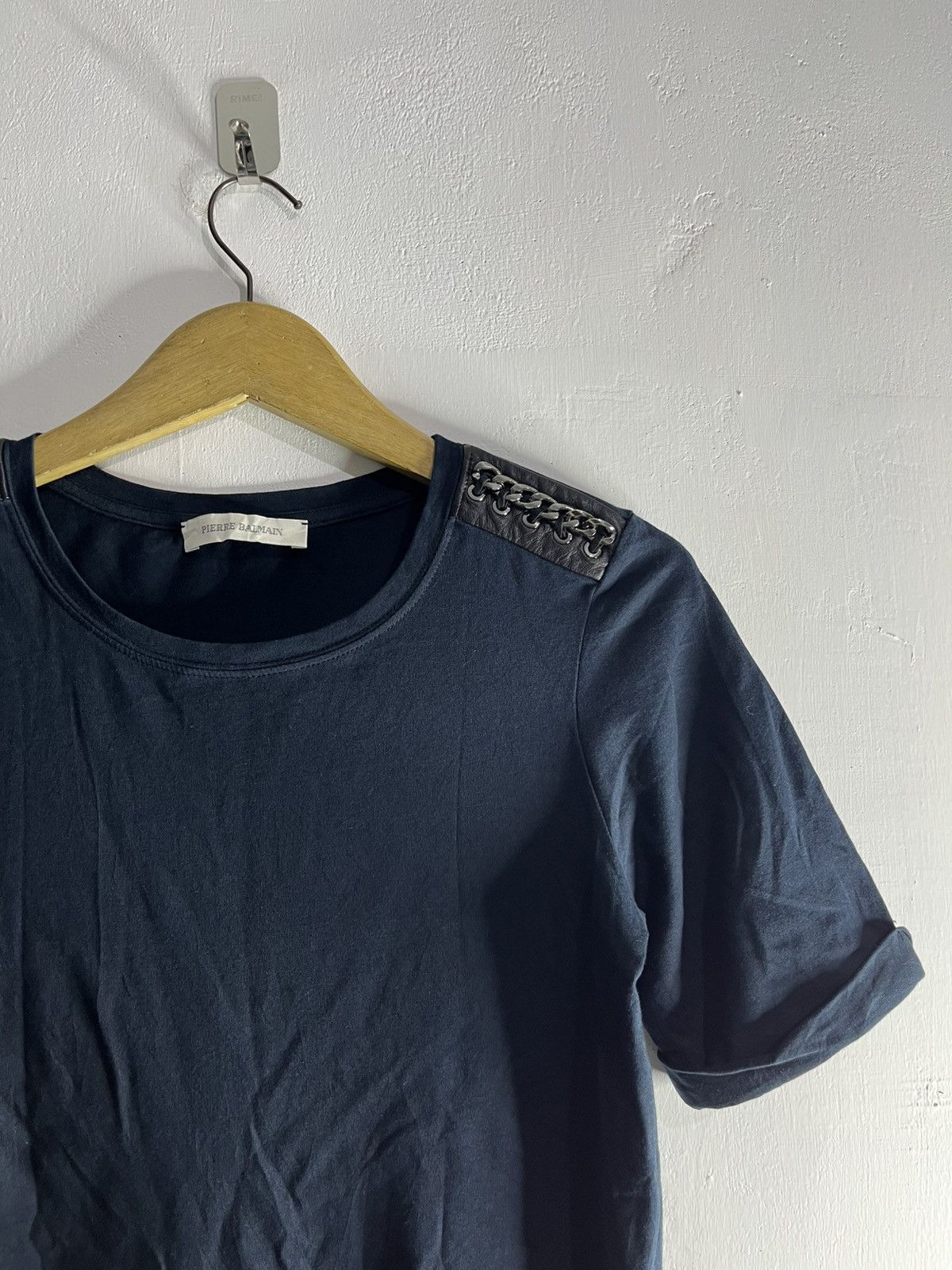 Balmain 2014 Olivier rousteing chain leather tshirt Size US M / EU 48-50 / 2 - 2 Thumbnail