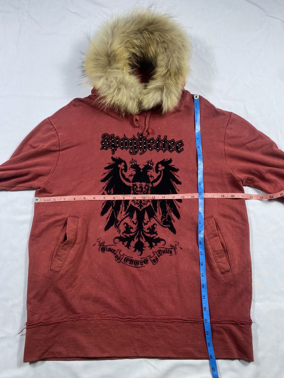 20471120 Japanese Spaghettee Zip Fur Hoodie hysteric ifsix style Size US L / EU 52-54 / 3 - 7 Thumbnail
