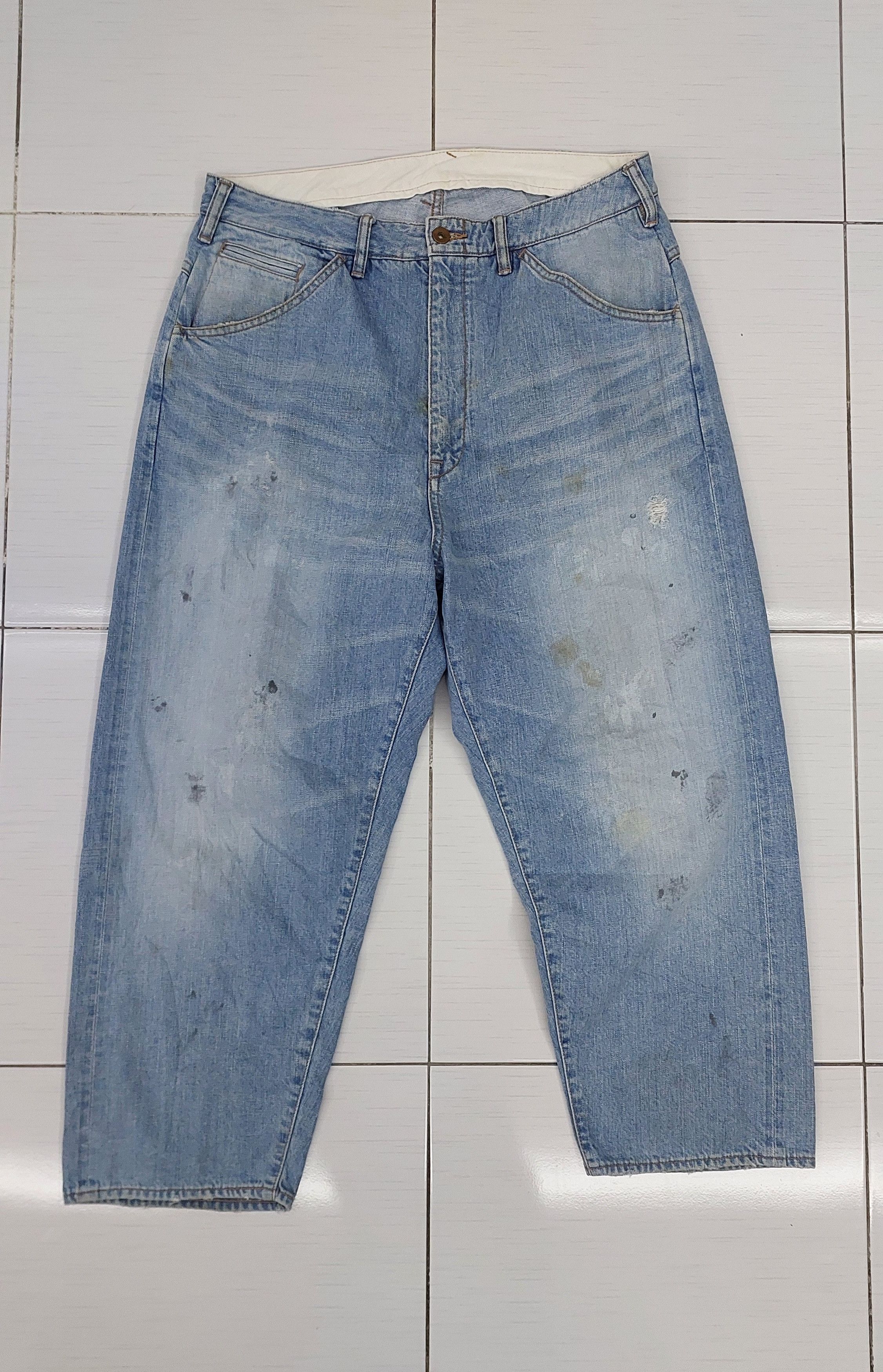 Bukht × Japanese Brand Bukht Trousers Salvage Distressed Jeans Pant Size US 34 / EU 50 - 15 Thumbnail