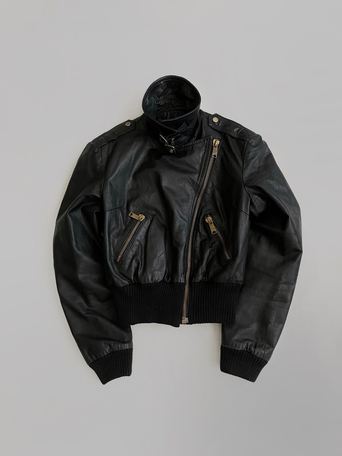 Dolce & Gabbana Dolce Gabbana leather biker jacket Size S / US 4 / IT 40 - 3 Thumbnail