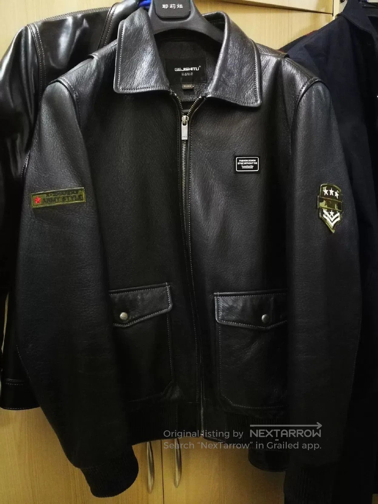 Vintage New Zealand Deerskin Flight Jacket. Size US XL / EU 56 / 4 - 1 Thumbnail