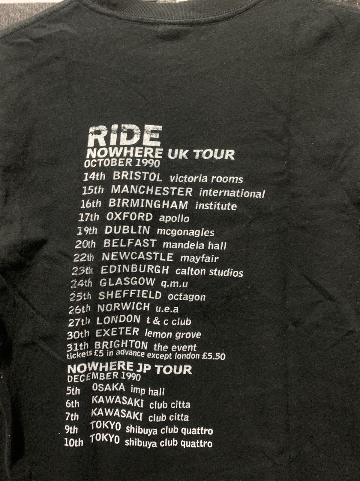 Band Tees Vintage Ride band UK - Japan Tour Shoegaze Size US S / EU 44-46 / 1 - 6 Thumbnail