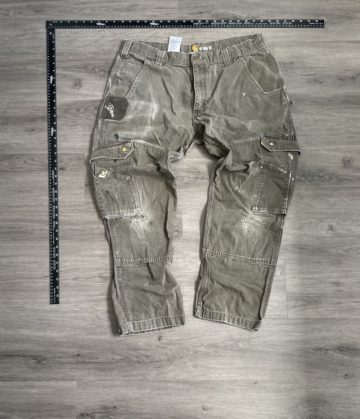 Carhartt × Other Carhartt Double-Knee “Relaxed Fit” Rip-stop Pants (Sz.38x30) Size US 38 / EU 54 - 5 Thumbnail
