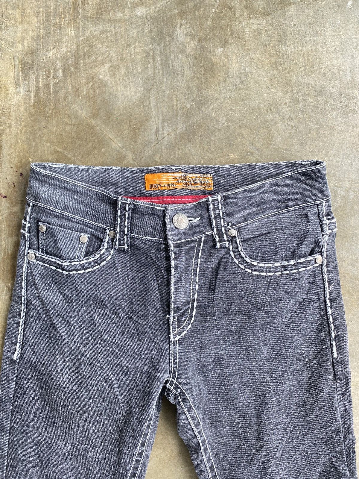 Hysteric Glamour × Japanese Brand × Le Grande Bleu (L.G.B.) Husky Skinny japanese long pants denim y2k syle unisex Size 27" / US 4 / IT 40 - 5 Thumbnail