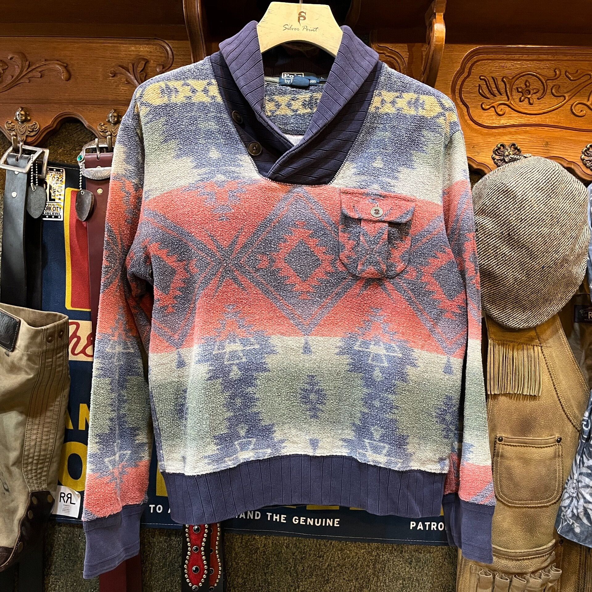RRL Ralph Lauren Double RL Ralph Lauren Western Sweatshirt Size US L / EU 52-54 / 3 - 1 Thumbnail