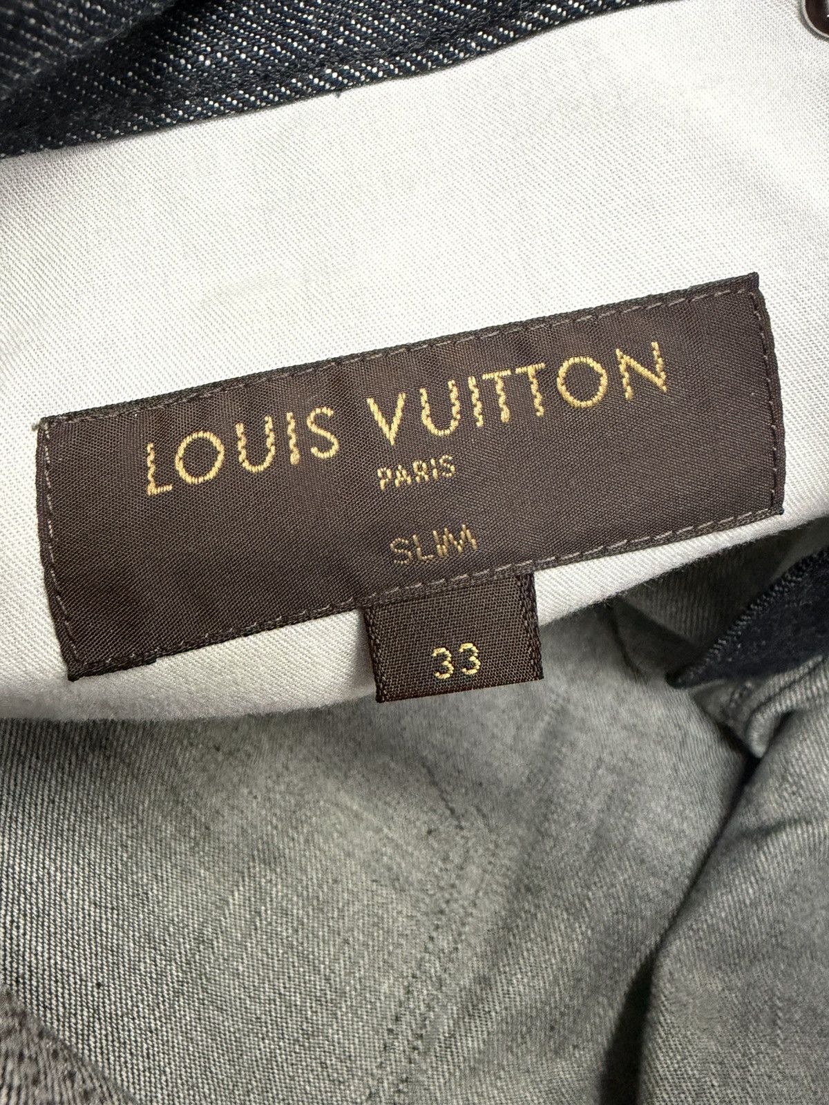 Louis Vuitton LUIS VUITTON RAW DENIM + ALLIGATOR DETAILS Size US 33 - 6 Thumbnail