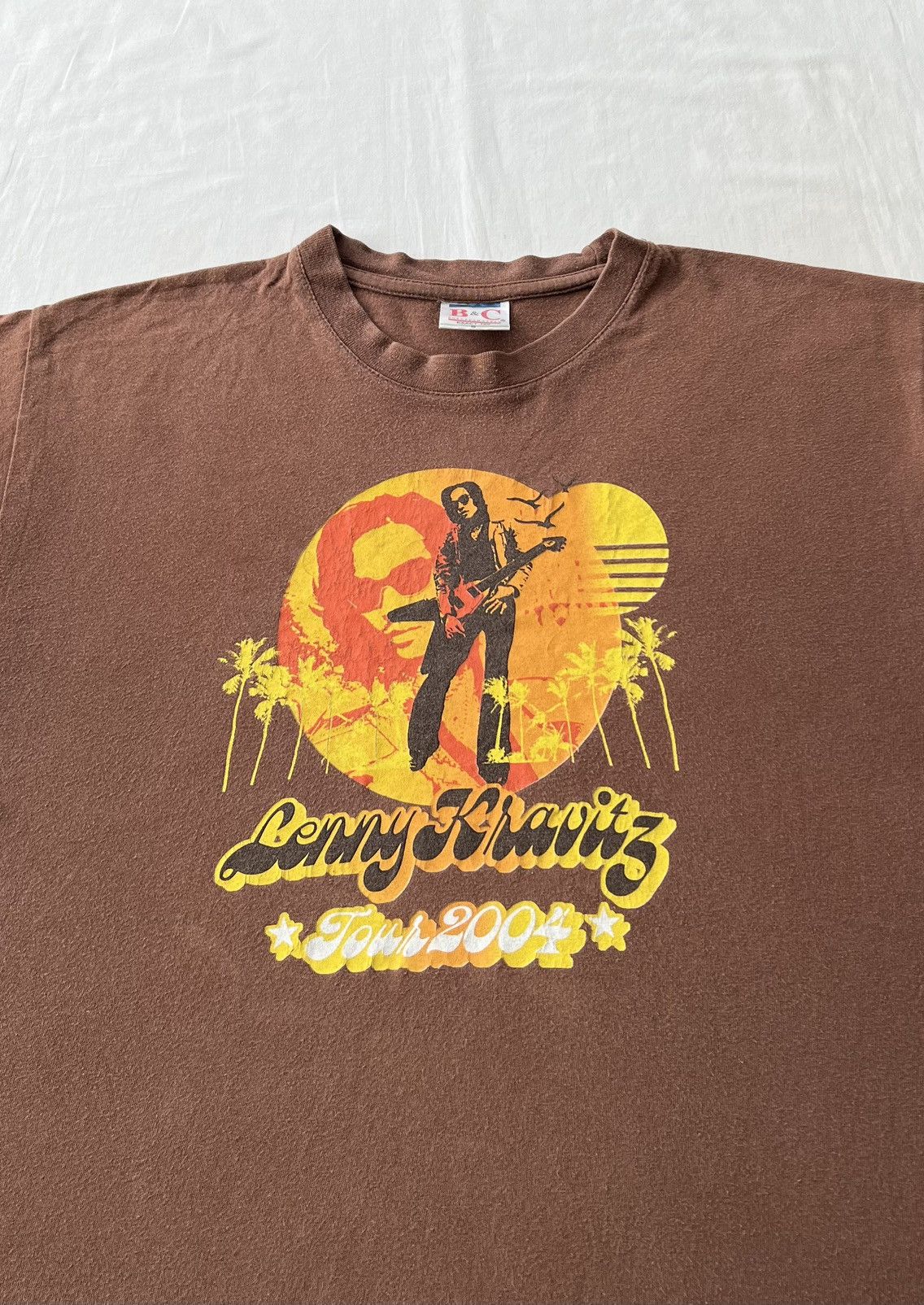 Band Tees Vintage 2004 Lenny Kravitz Tour Brown T-shirt Size US S / EU 44-46 / 1 - 5 Thumbnail