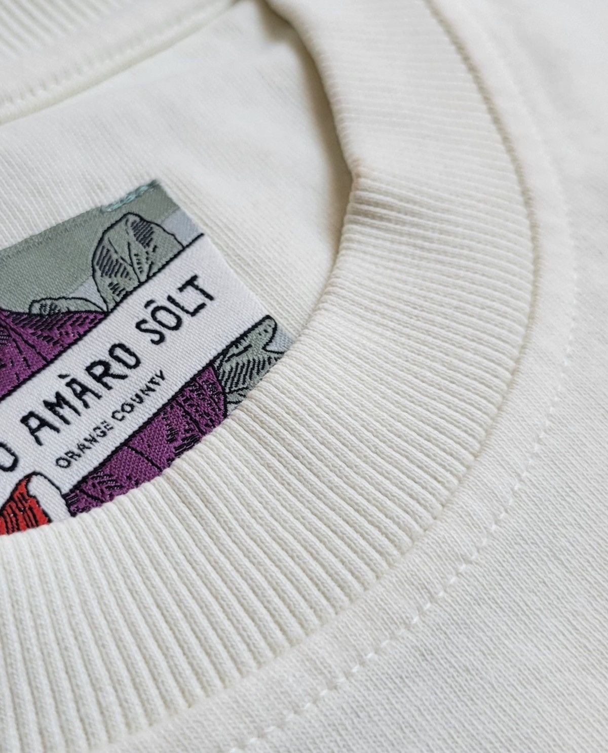 Vintage FìCO AMÀRO SÔLT BLiND STiTCH CACTUS TEE CREAM ORANGE COUNTY Size US XL / EU 56 / 4 - 20 Thumbnail
