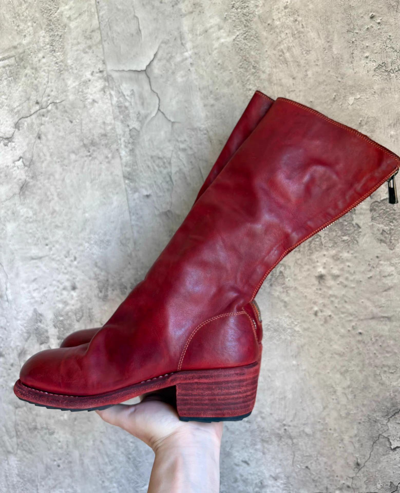 Guidi Guidi 789 Back Zip Boots K25 Size US 6 / IT 36 - 3 Thumbnail
