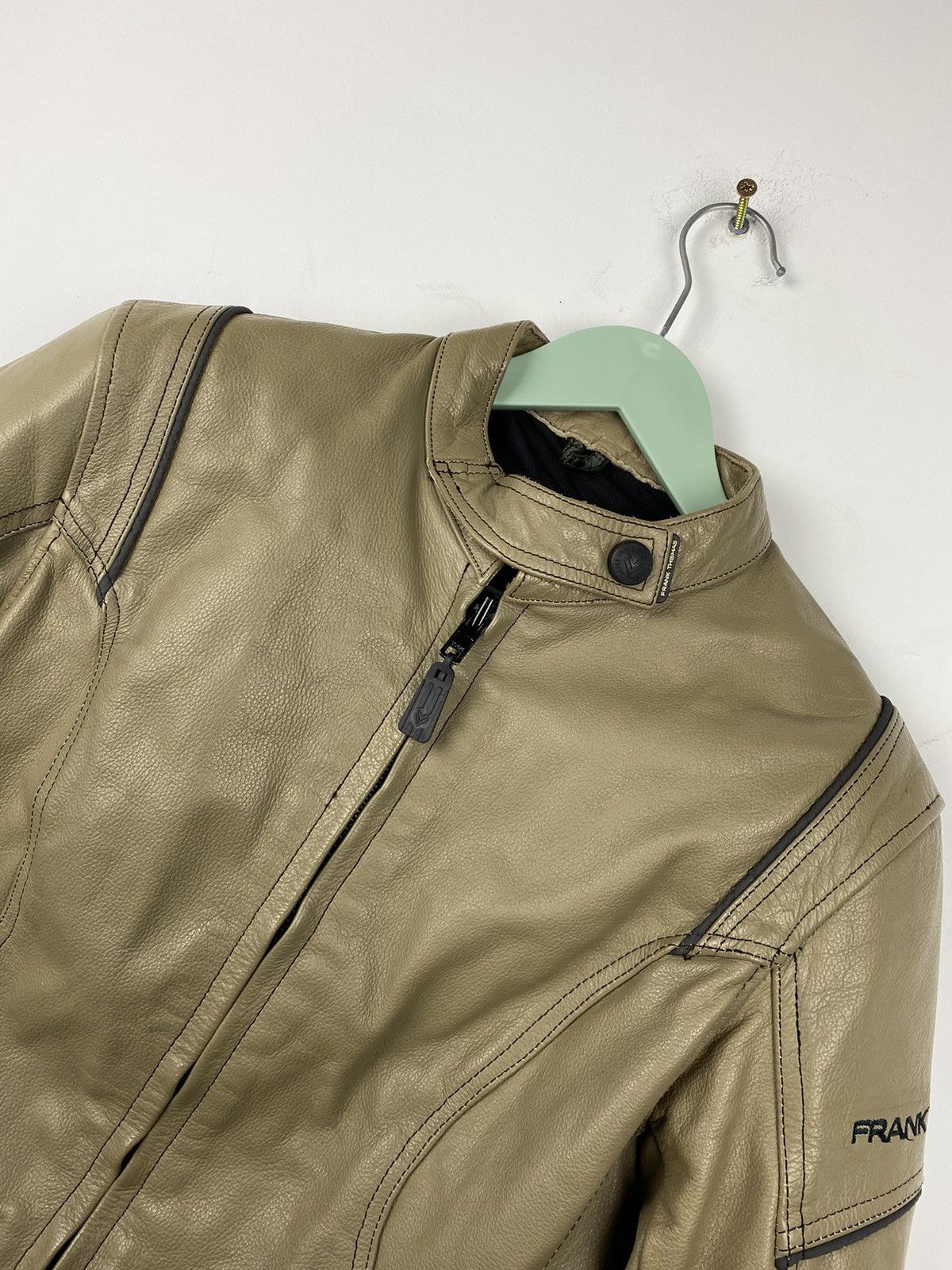 Genuine Leather Frank Thomas Leather Jacket Women Racing Moto Marlboro BMW Size M / US 6-8 / IT 42-44 - 2 Thumbnail