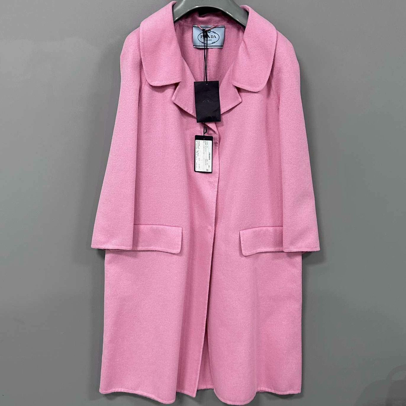Prada Prada Wool Pink Coat it_44 Women Size M / US 6-8 / IT 42-44 - 1 Thumbnail