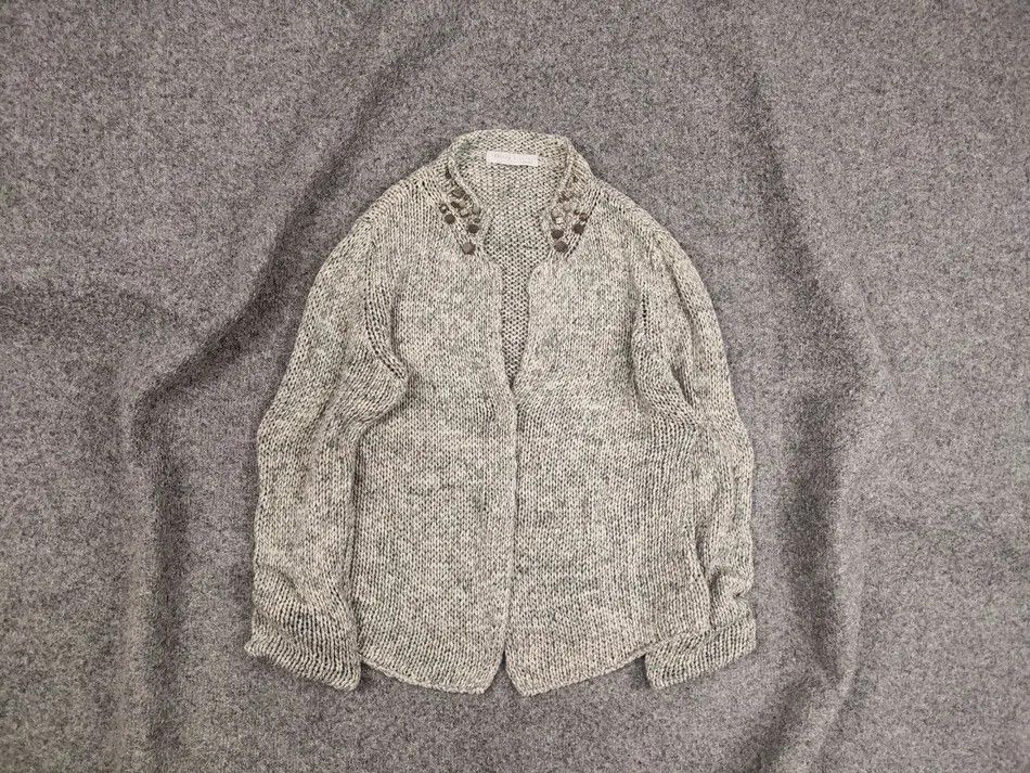 Fabiana Filippi Fabiana Filippi Premium designer Knit Blazer Cardigan Size L / US 10 / IT 46 - 1 Thumbnail