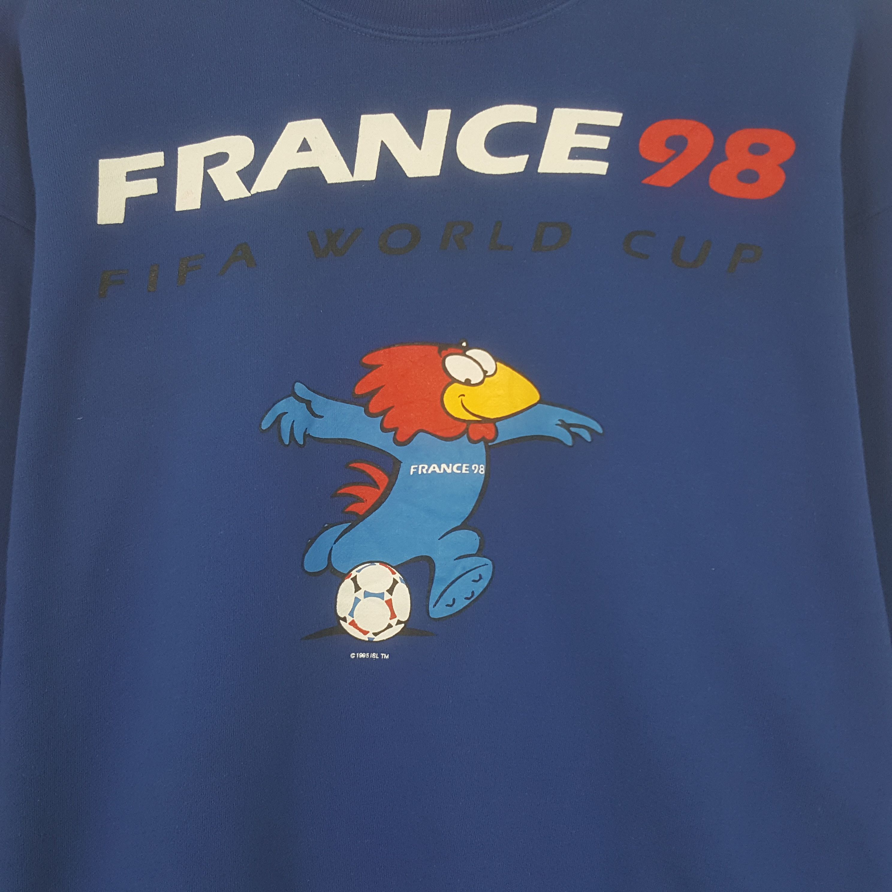 Vintage Vintage France Fifa World Cup Sweatshirt Size US L / EU 52-54 / 3 - 2 Thumbnail