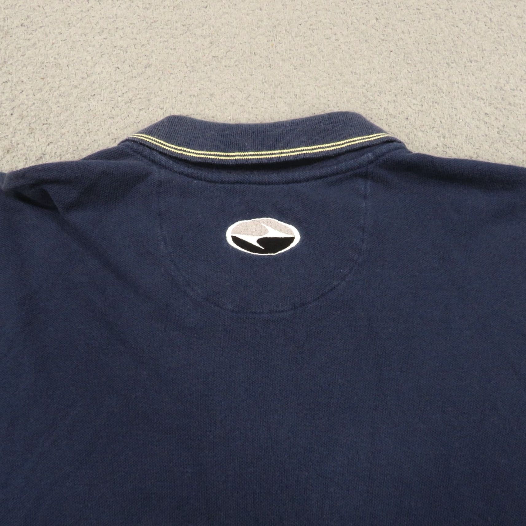 Nike VINTAGE Nike Polo Shirt Mens XL Yin Yang Slam Logo Tiger Woods Check Swoosh 90s Navy Shirt Mens XL Nike Polo 90s Navy Size US XL / EU 56 / 4 - 2 Thumbnail