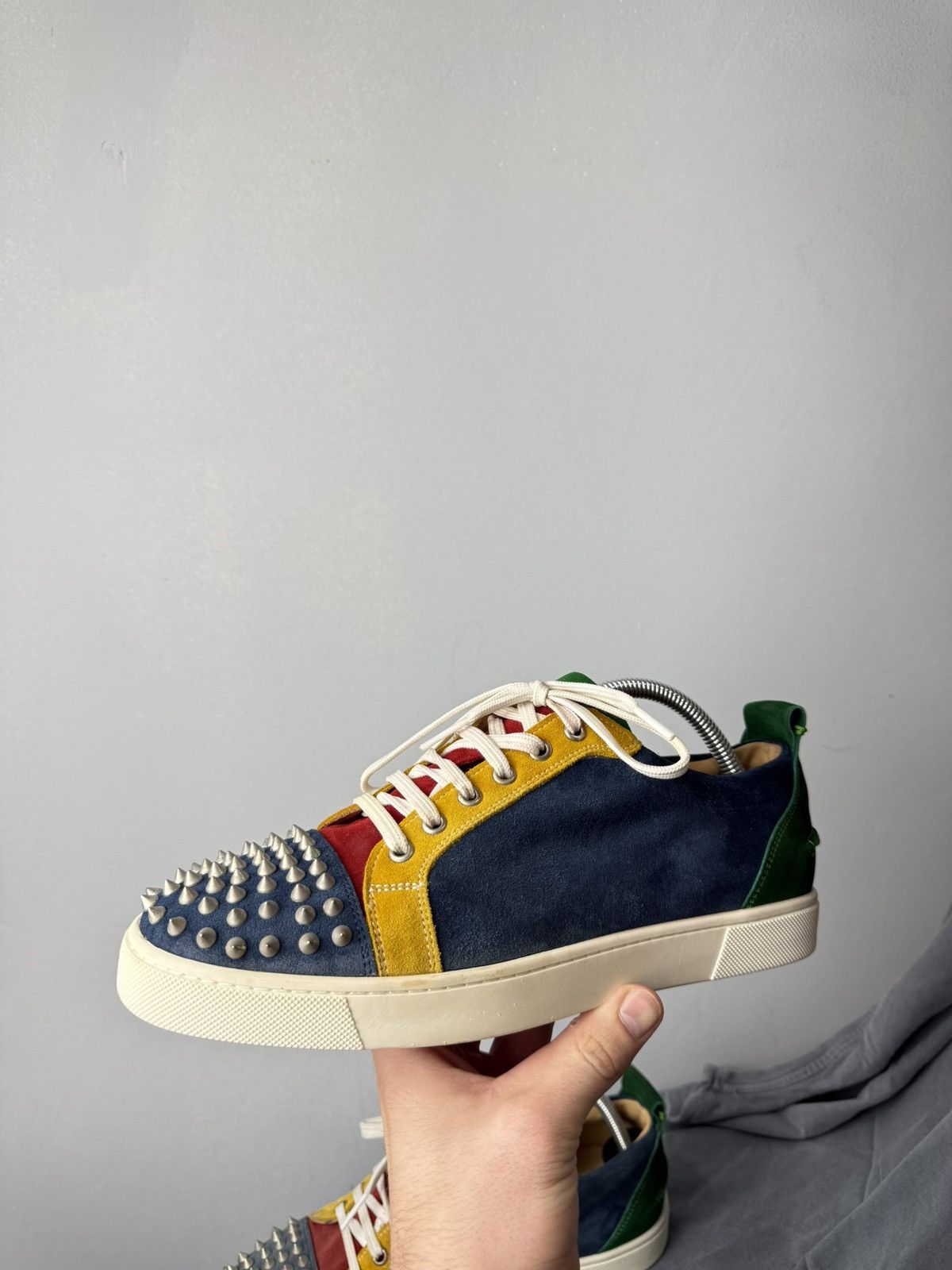 Christian Louboutin Christian Louboutin Suede Low Top Sneakers 42 Size Size US 8.5 / EU 41-42 - 2 Thumbnail