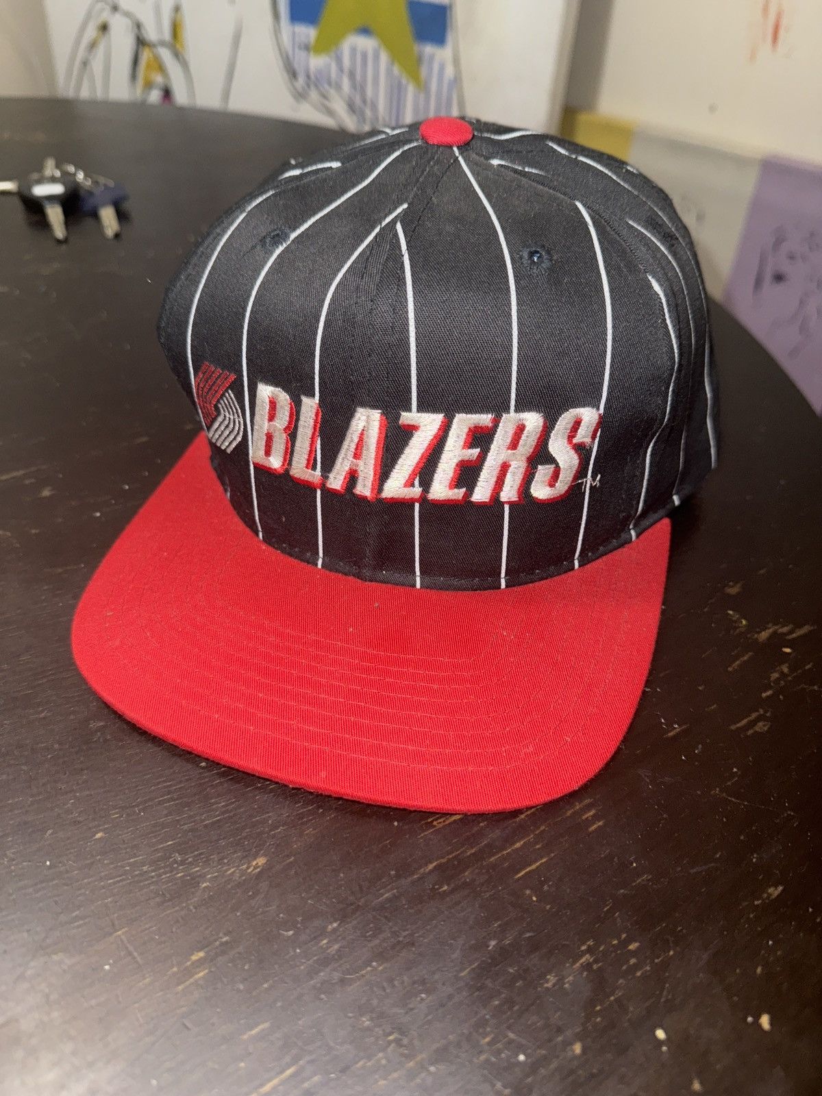 Starter Vintage 90s Portland Trailblazers Starter SnapBack Hat Size 32 - 1 Thumbnail