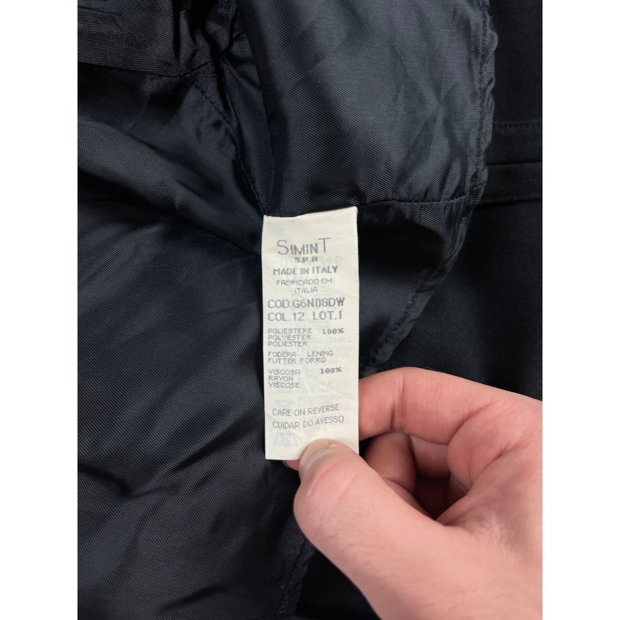 Armani × Emporio Armani × Giorgio Armani Armani Jeans Mens Black Blazer Size 50 S Made In Italy Size 50S - 4 Thumbnail