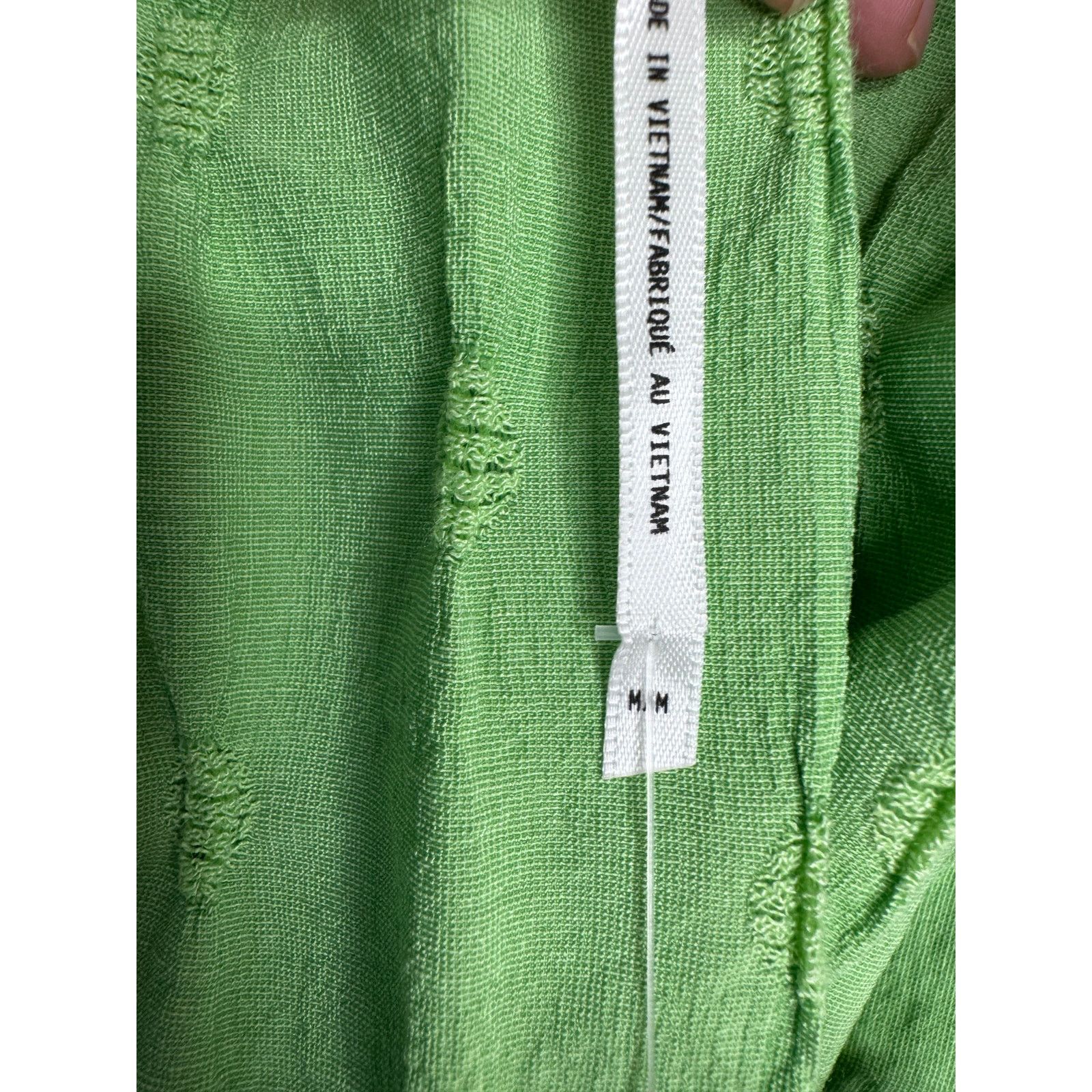 Free People Free People NEW Primmy Midi Dress Size Medium Green Size M / US 6-8 / IT 42-44 - 5 Thumbnail