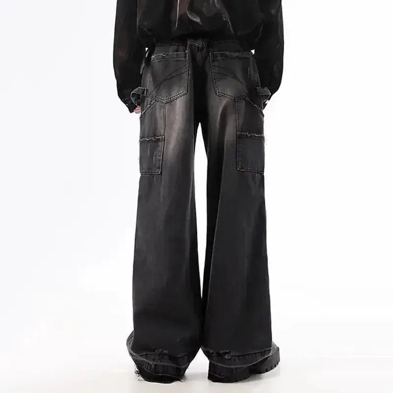 Japanese Brand Retro baggy stitch wide leg pants Size US 32 / EU 48 - 3 Thumbnail