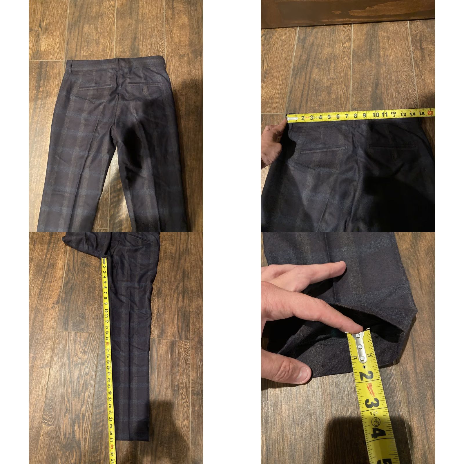 Todd Snyder Todd Snyder Wool Plaid Pants 28x31 Regular Men Pockets Multicolor Work Pants Todd Snyder 28 Inseam 31"} Size US 28 / EU 44 - 8 Thumbnail