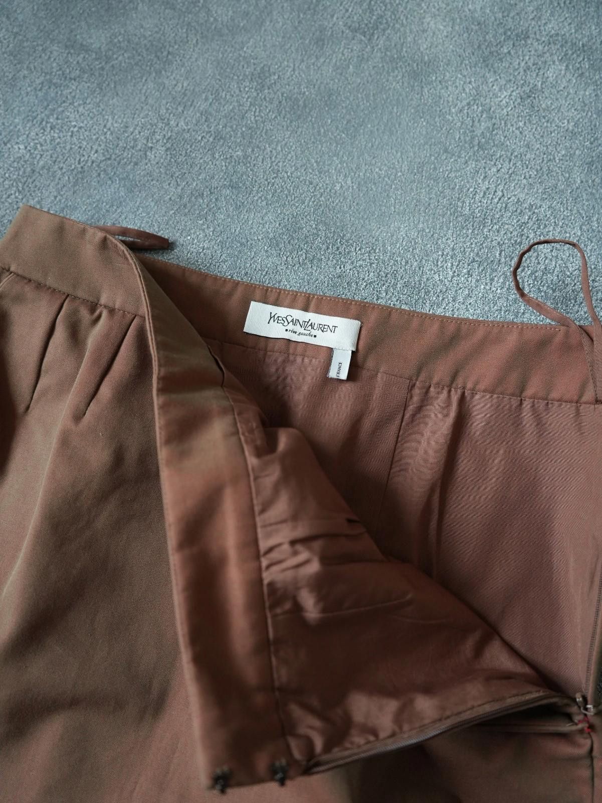 Saint Laurent Paris F/W 2004 Yves Saint Laurent By Tom Ford Pencil Pleat Skirt Size 28" / US 6 / IT 42 - 8 Thumbnail