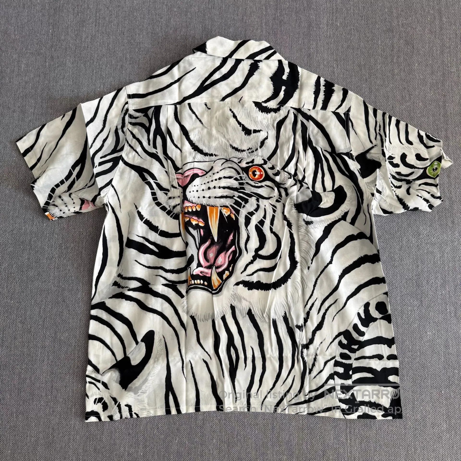Wacko Maria Wacko Maria Tiger Print Hawaiian Shirt. Size US XL / EU 56 / 4 - 2 Thumbnail