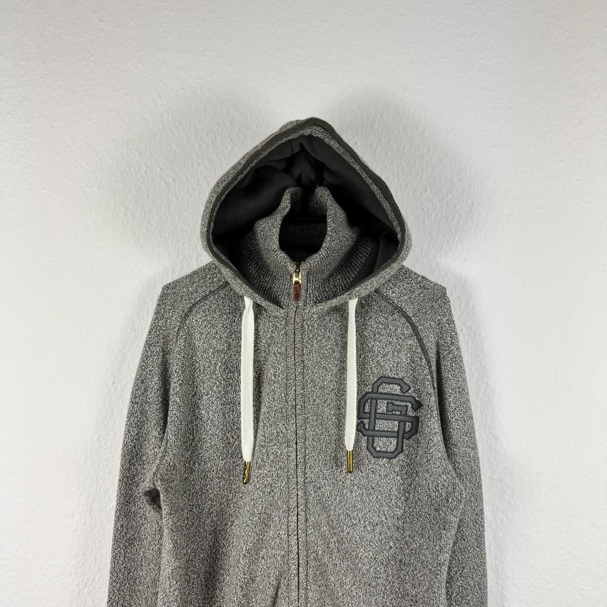 G-Star Men’s G-star RAW DECK HOODED VEST KNIT L/S Gray Size M Size US M / EU 48-50 / 2 - 2 Thumbnail