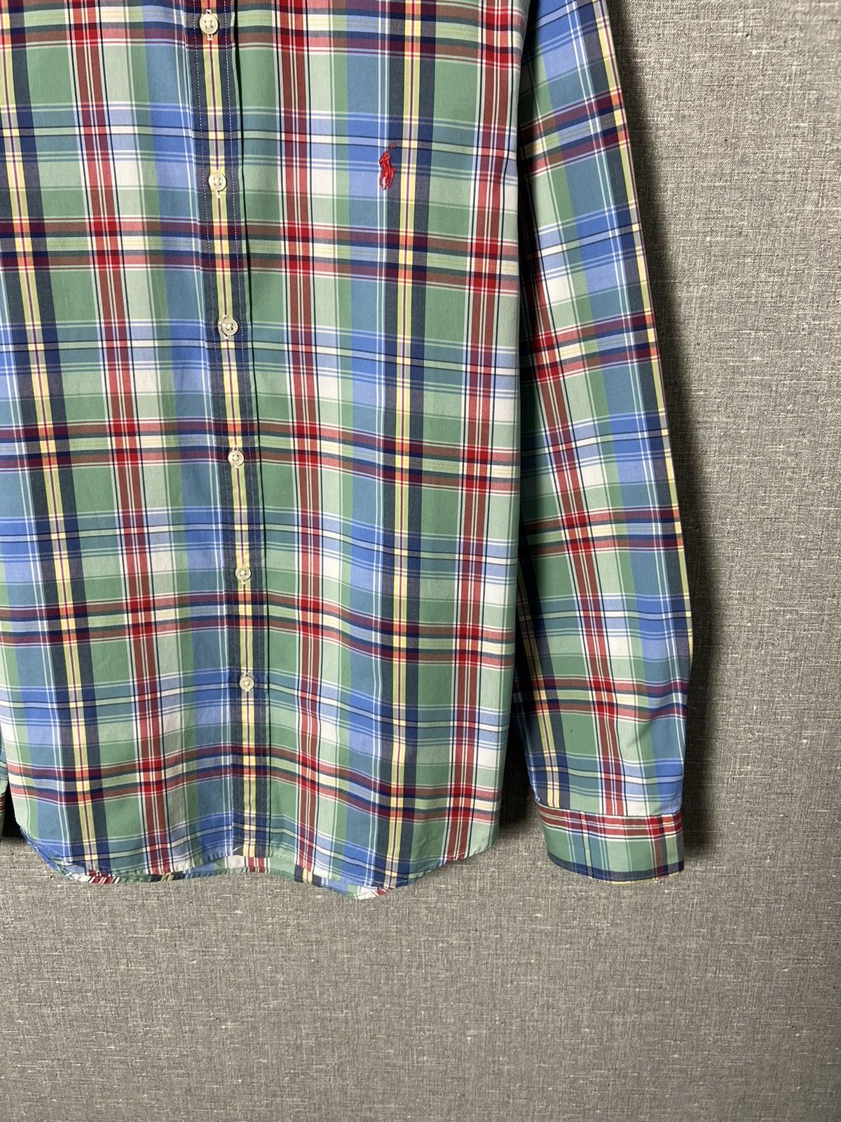 Polo Ralph Lauren Vintage Polo Ralph Lauren Plaid Button Long Sleeves Shirt Size US L / EU 52-54 / 3 - 7 Thumbnail
